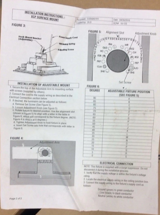 LED Surface Mount Light Fixture- New in box
