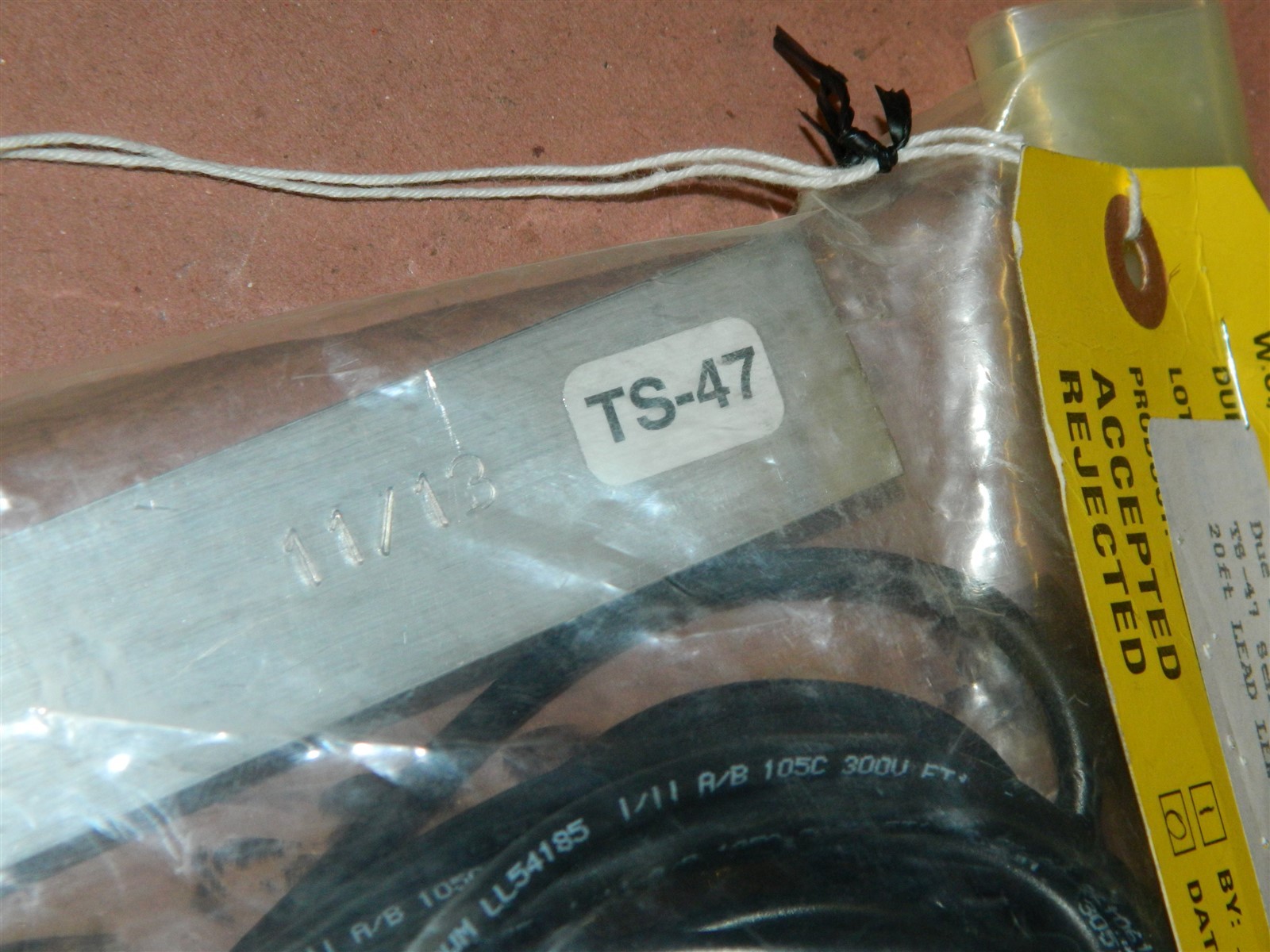 Tapeswitch Safety Switch 10″ model TS-47 with 20 foot lead wire NEW