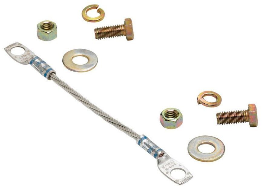 B-Line SB6691X73/4, 7.75″ x 0.162″, Tin Plated Copper, Grounding Strap, 1 pc