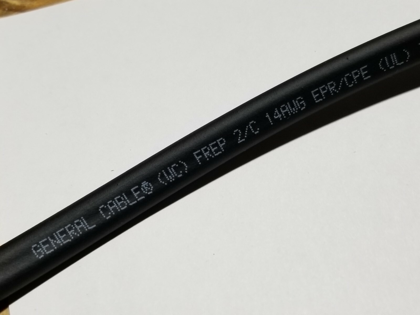 General Cable 279560 14/2C Flat FREP Tray Cable XHHW-2 Conductors EPR/CPE /50ft