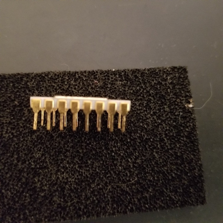 National Semiconductor INS4001D White Ceramic/Gold, MCS-4 Intel, C4004