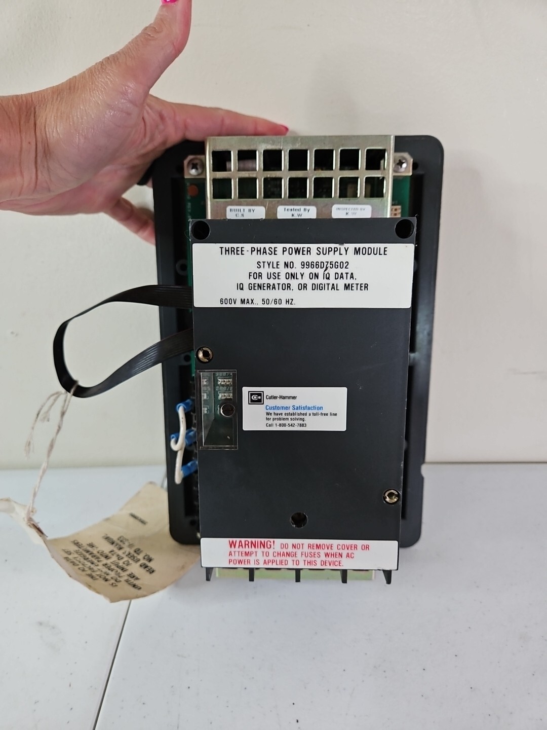 Westinghouse IQ Data Three Phase Power Supply Module 2D78533G03 Culter-Hammer