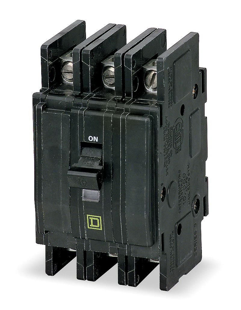 NIB – Square D – QOU350 – Unit Mount Circuit Breaker 3P 50 Amp 240Vac/48Vdc