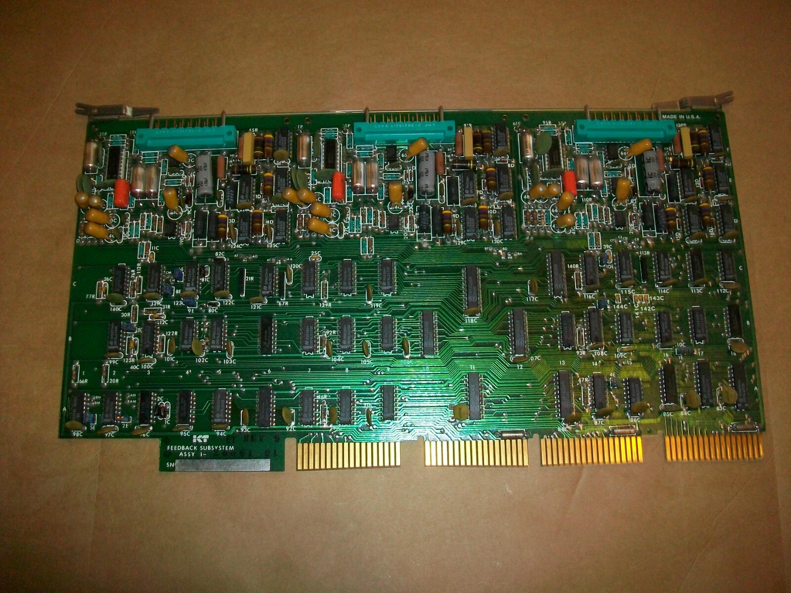 KEARNEY AND TRECKER 20661-01 FEEDBACK SUBSYSTEM ASSEMBLY BOARD
