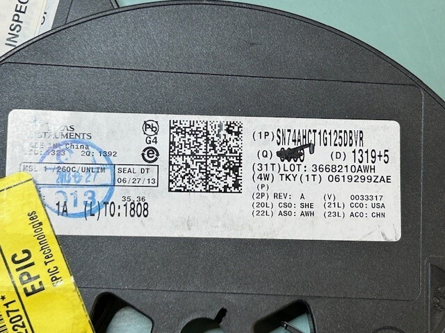 2,532 TI SN74AHCT1G125DBVR Buffer NON-INVERT 5.5V SOT-23-5 3-State Output