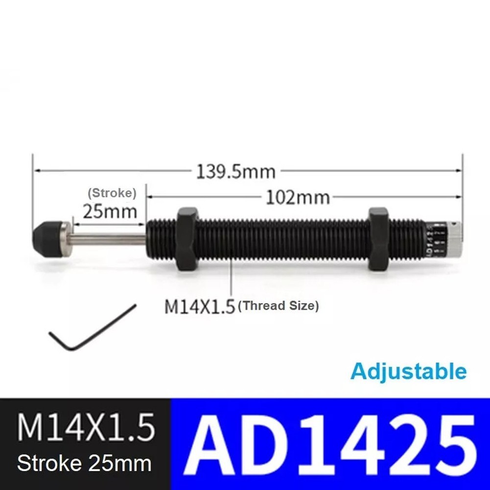 Hydraulic Shock Absorber Adjustable Buffer Damper for Automation Equipment