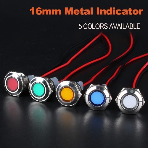 16mm 5/8 Inch LED Indicator Indicator Light