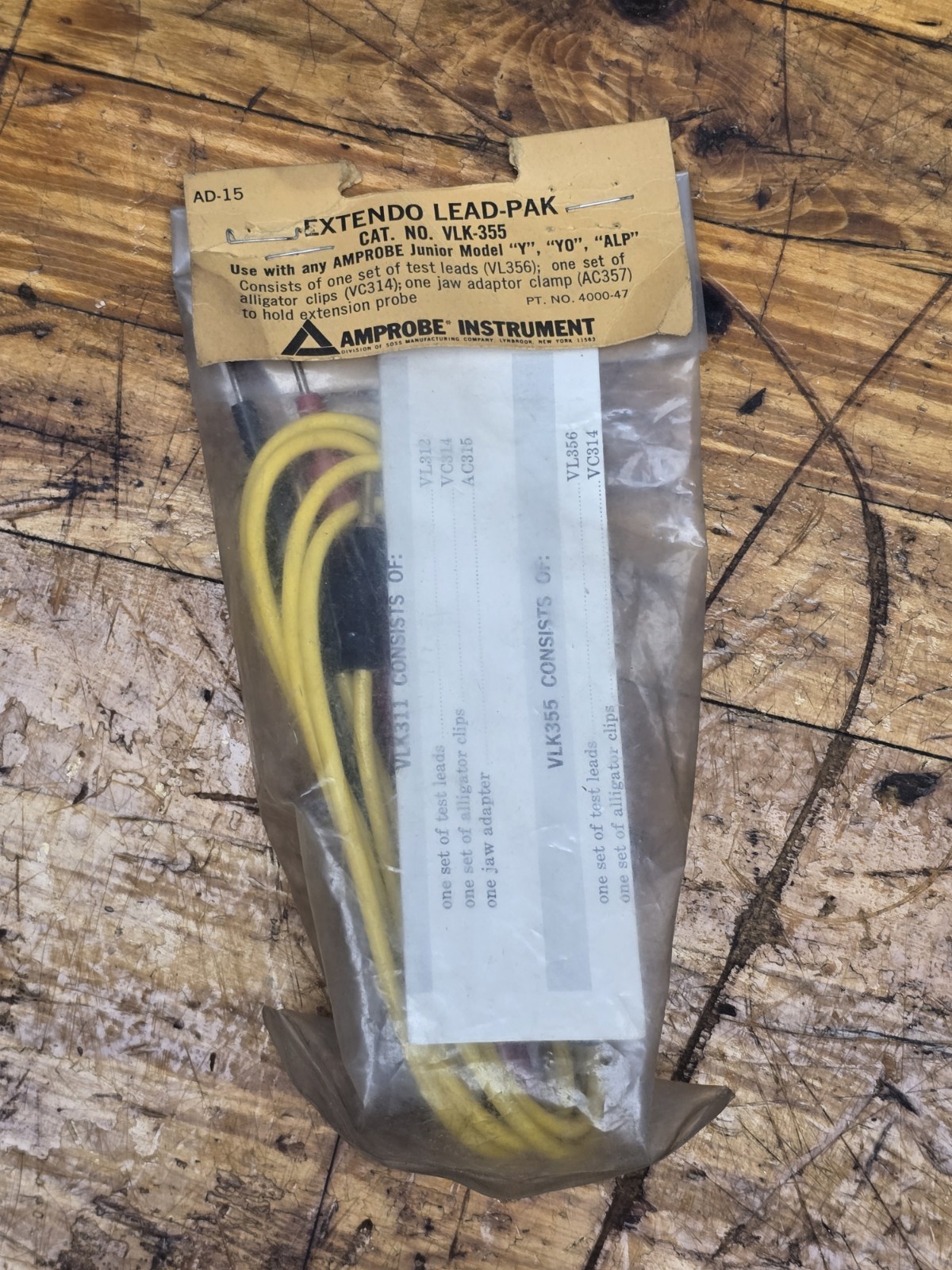 Amprobe Extendo Lead-Pak VLK-355 Junior Model Test Leads NEW