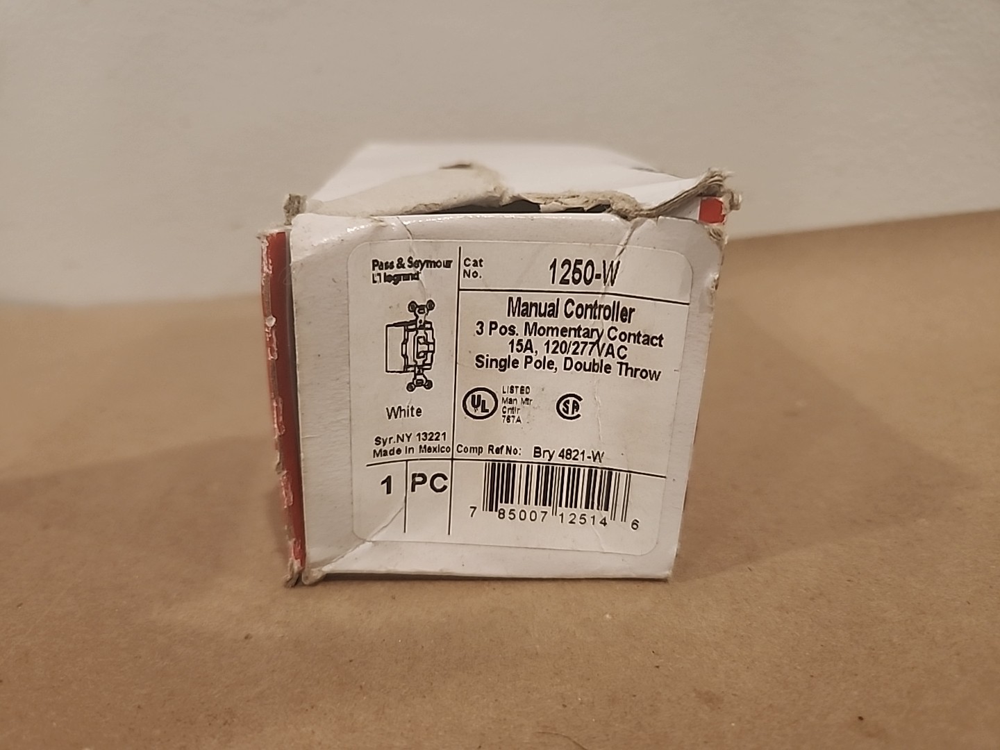 Pass & Seymour 1250-W Manual Controller Toggle