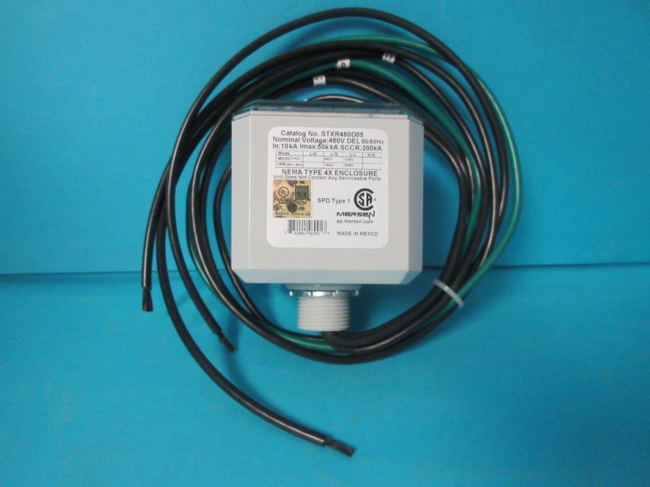 NEW MERSEN STXR480D05 SURGE PROTECTIVE DEVICE 480V 10KA IN PROTECTION NEW IN BOX