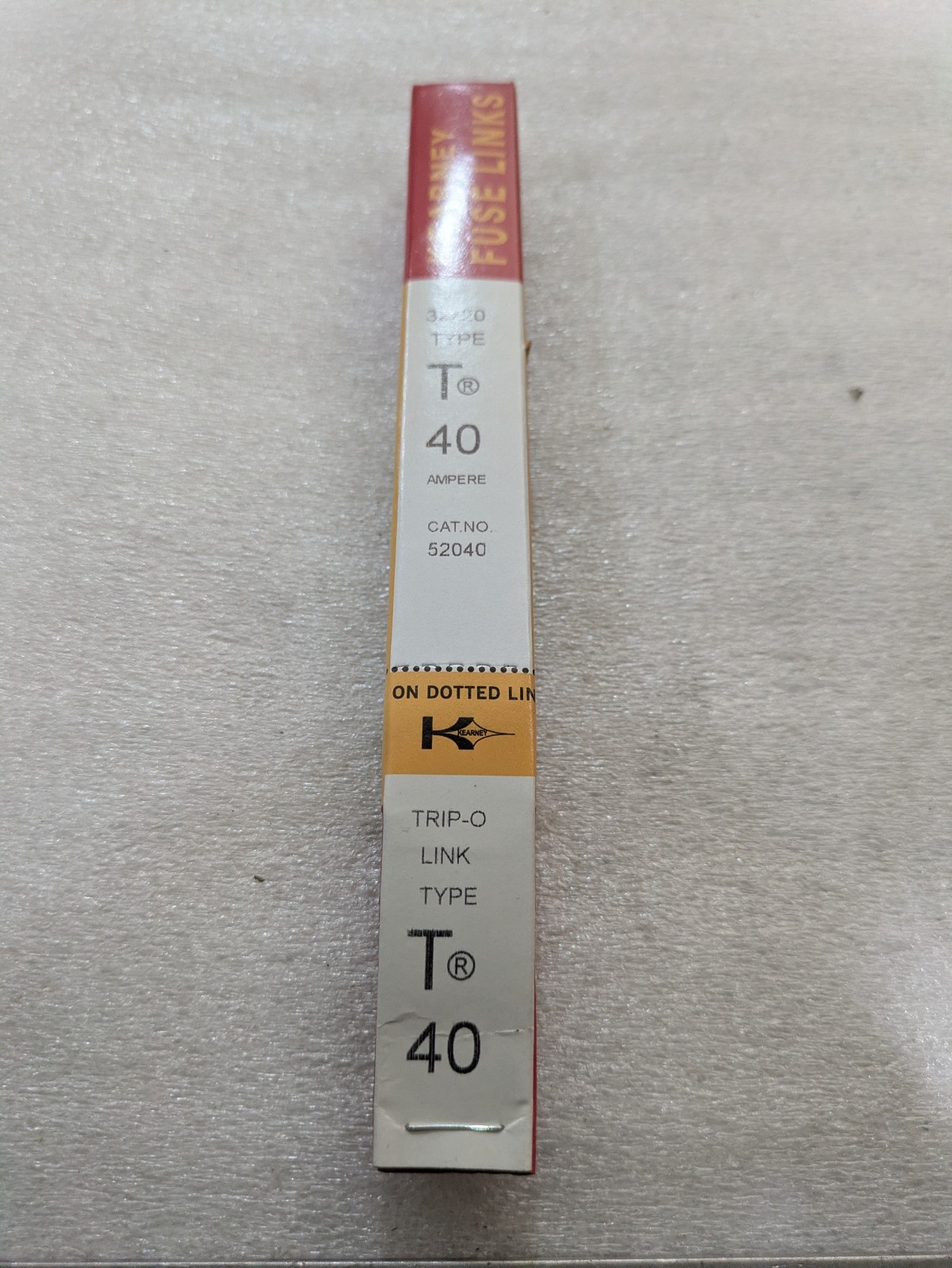 KEARNEY FUSE LINK 32220 TYPE T 40 AMPERE 52040