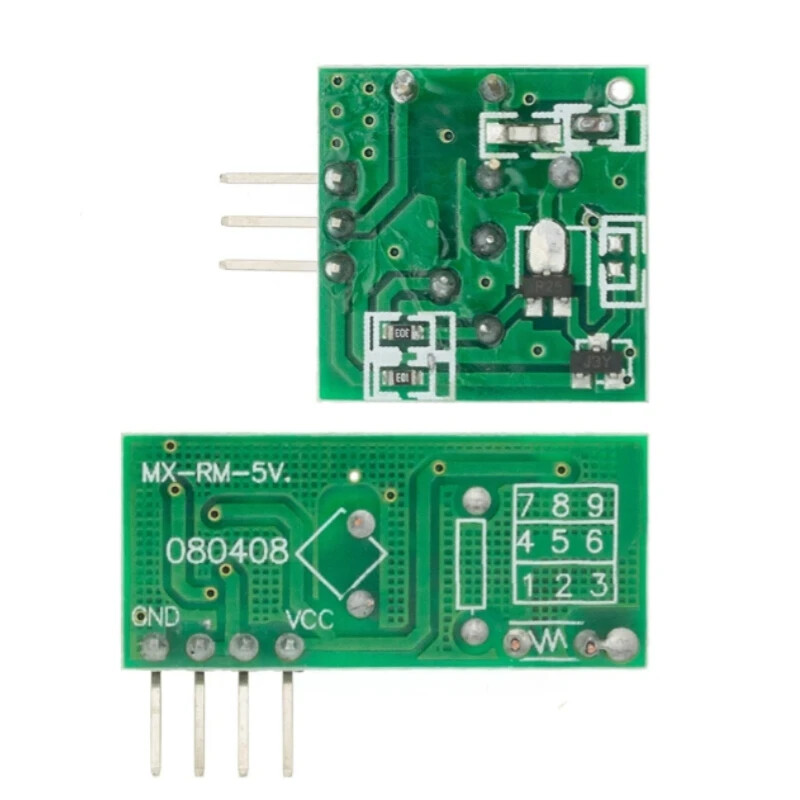 433Mhz Wireless RF Transmitter Module + Receiver Alarm For Arduino DIY 5Pair