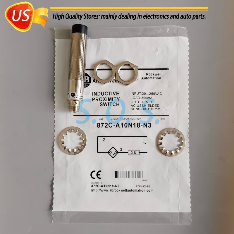 Inductive Proximity Sensor Switch For Allen-Bradley 872C-A10N18-N3 872CA10N18N3