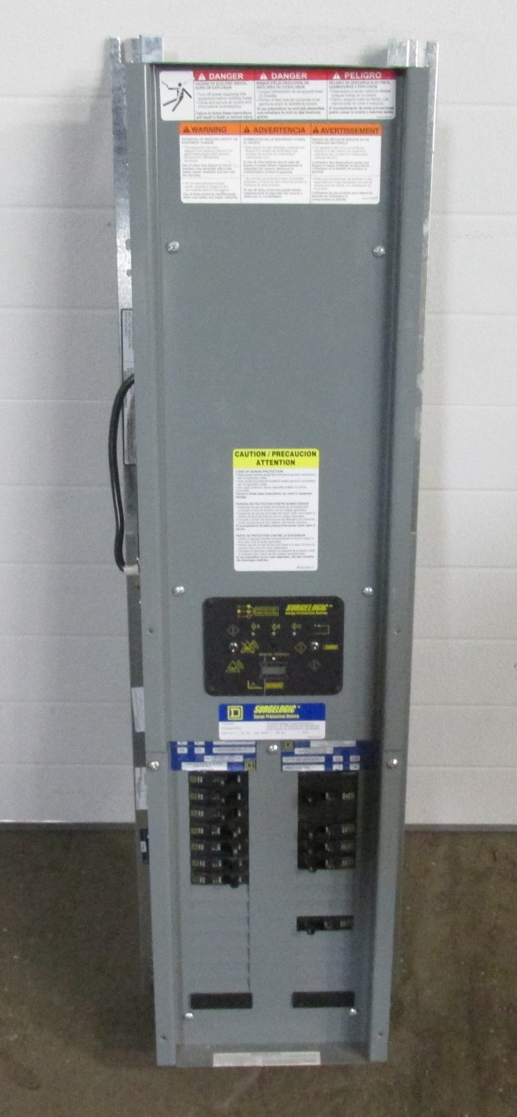 Square D Circuit Breaker Panel W/ Surgelogic Surge Protective Device 71043LR
