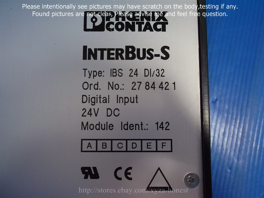 Phoenix IBS 24 DI/32, Digital input module, New without terminal & box as photo.