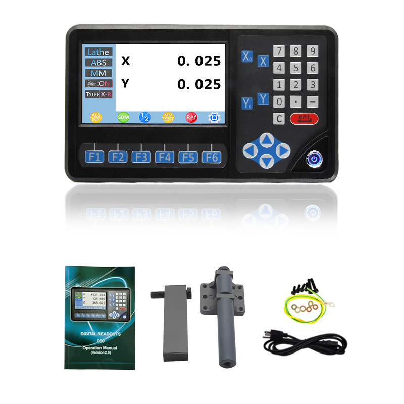Ditron Slim Thin Linear Glass Scale Encoder 5um 2 Axis 3 Axis DRO Mini Lathe