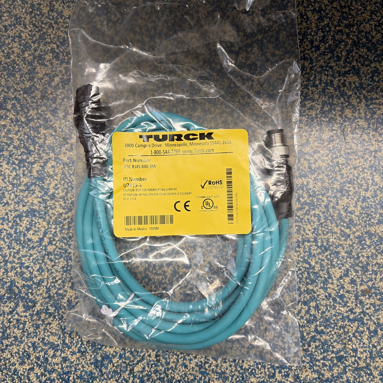 Turck RSC RJ45 840-3M U7819-3