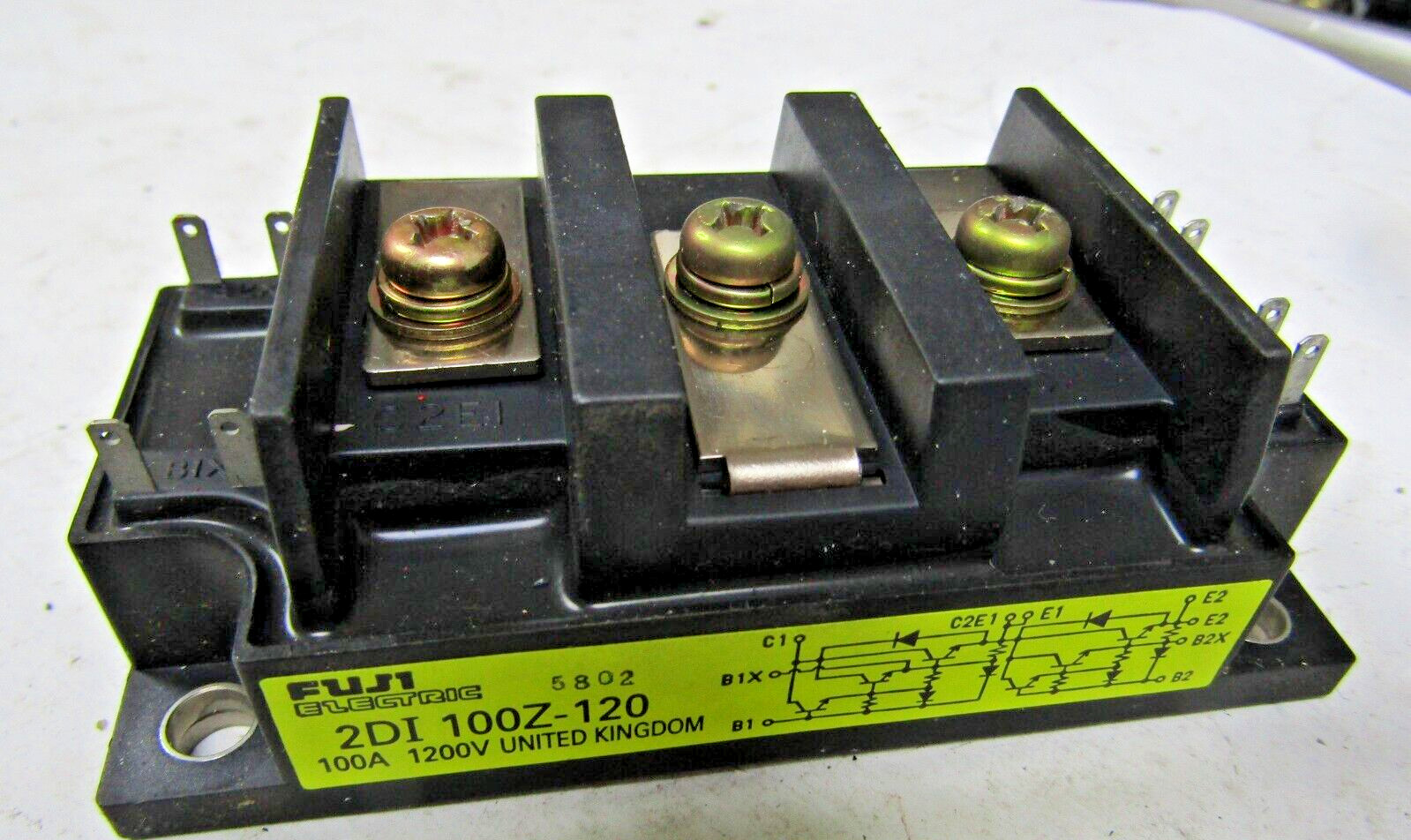 ✌ FUJI 2DI-100Z-120 POWER TRANSISTOR MODULE 100 AMP 1200V ALL SCREWS