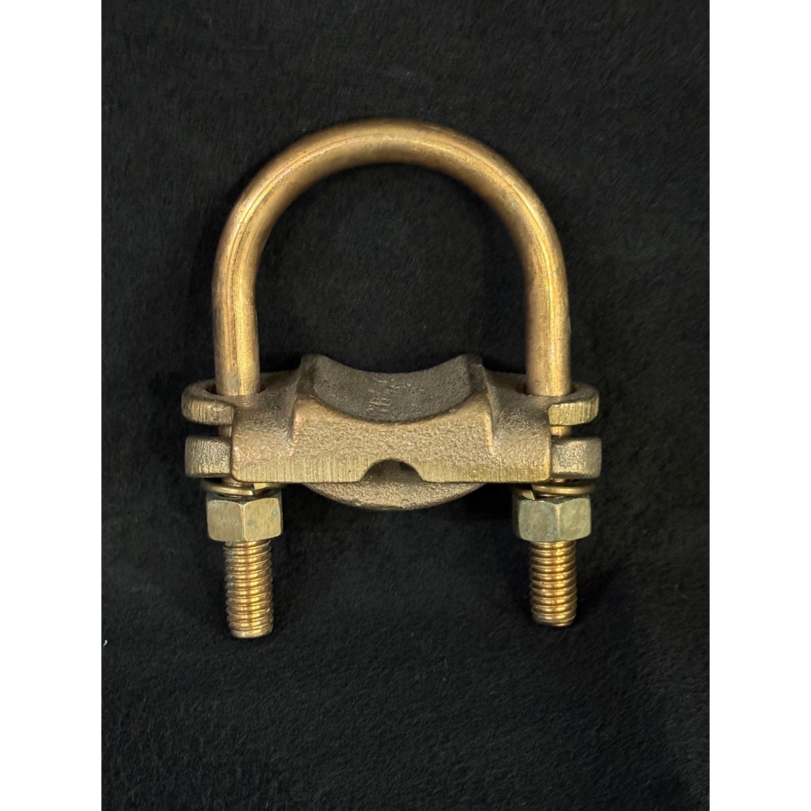 Qty 1 – NOS GPL-27 / 1-1/2″ IPS, 2/0 Bronze Copper U-Bolt Ground Clamp