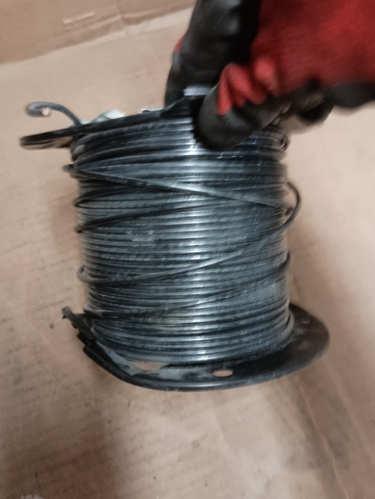 12 AWG Copper Stranded Wire 450′ FT Roll THHN/THWN 600 Volt UL Listed – Black
