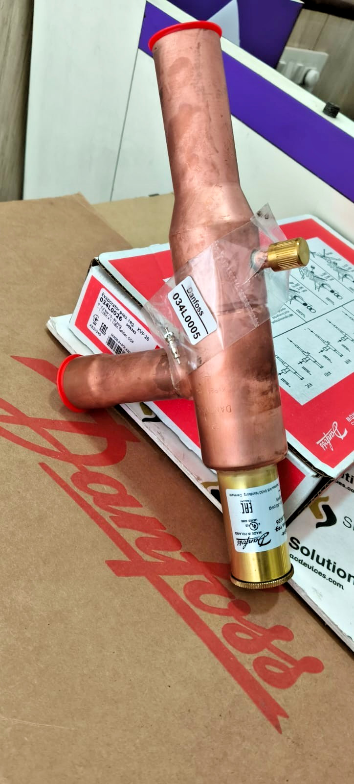 1PC-Danfoss 034L0026 Evaporator pressure regulator, KVP 28, Solder ODF,1 1/8 in