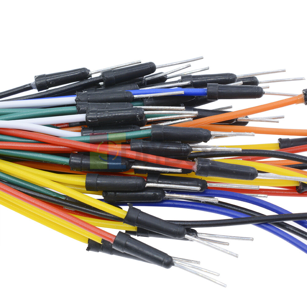 Male to Male Solderless Flexible Breadboard Jumper Cable Wires 65Pcs for Arduino