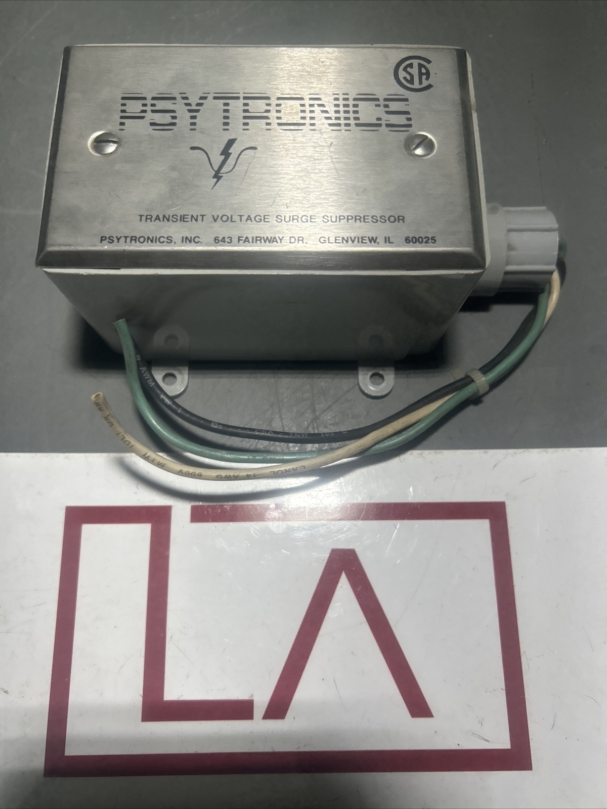Psytronics P1301 Transient Voltage Surge Suppressor Single Phase