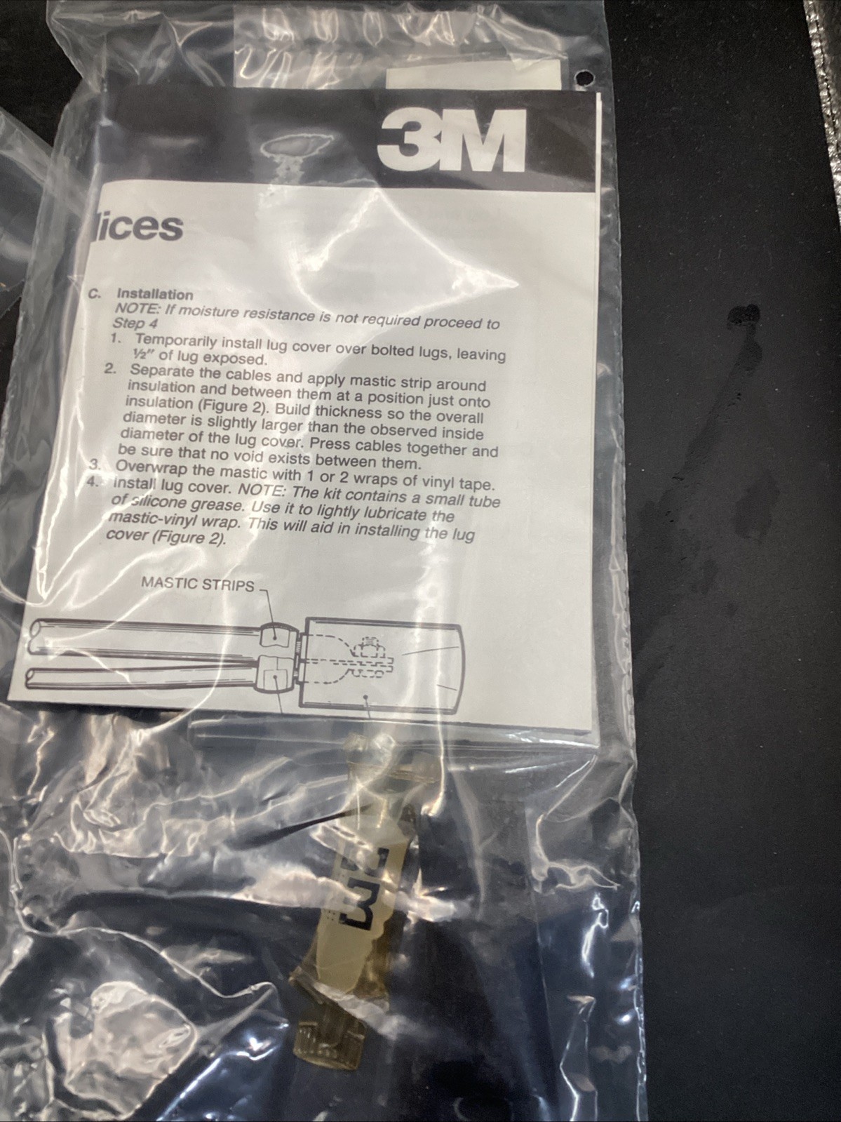 3M 5300 Motor Lead Pigtail Splice 1 Kit 3 Splices 1000 V Or Less