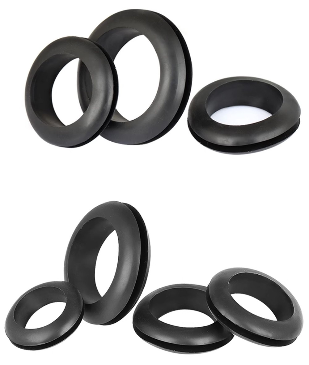 3-80mm ID,Rubber Grommet Firewall Hole Plug Electrical Wire Gasket Open Grommets