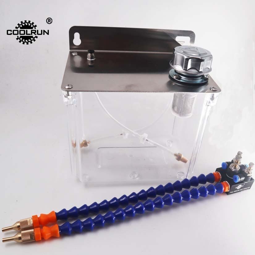 CNC Machine Tool Engraving Sprayer Metal Cutting Cooling Spray Oil Pump Kits 3L