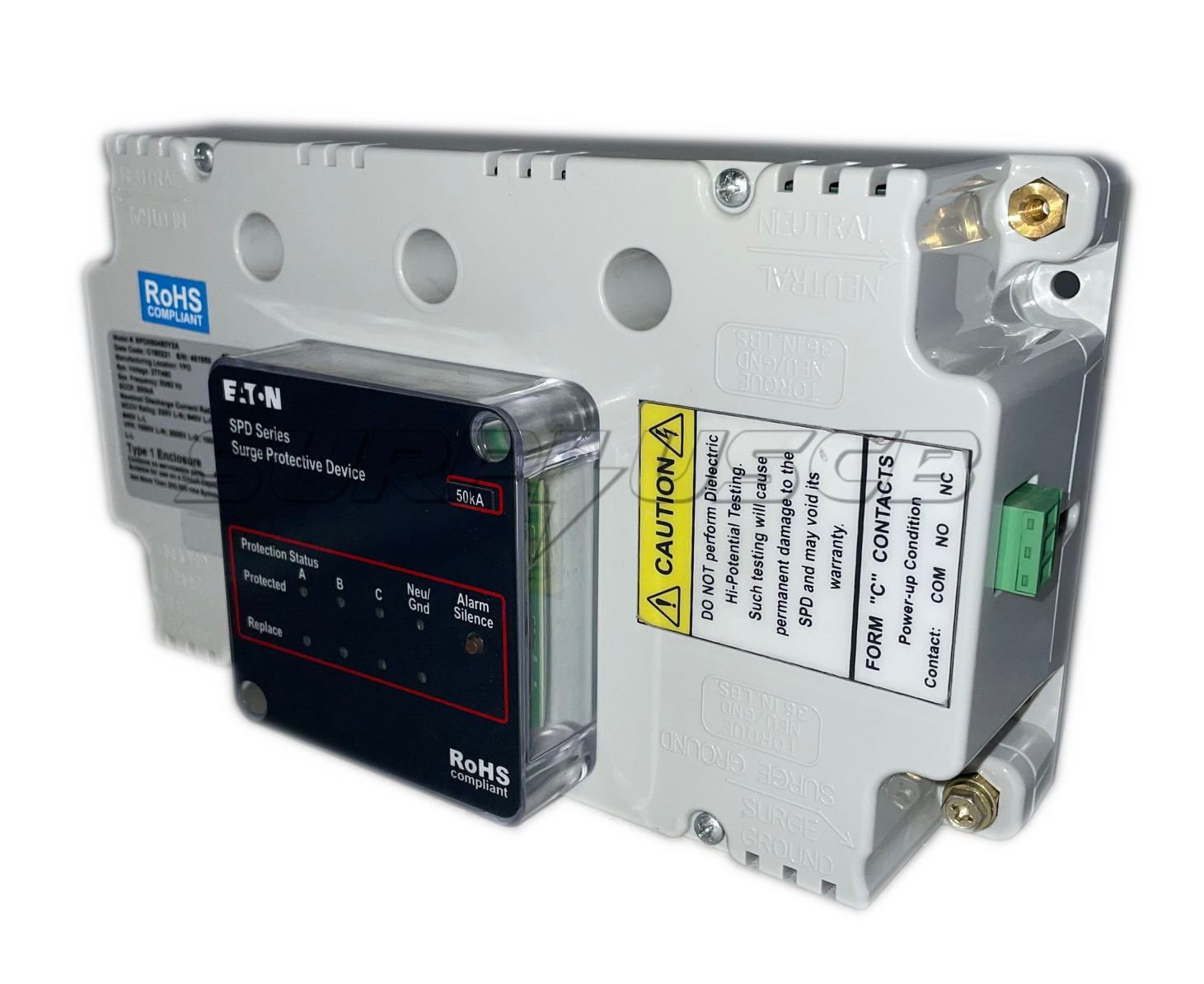 Eaton SPD050480Y2A Surge Protective Device, 277/480V, 50kA, Type 1 Enclosure