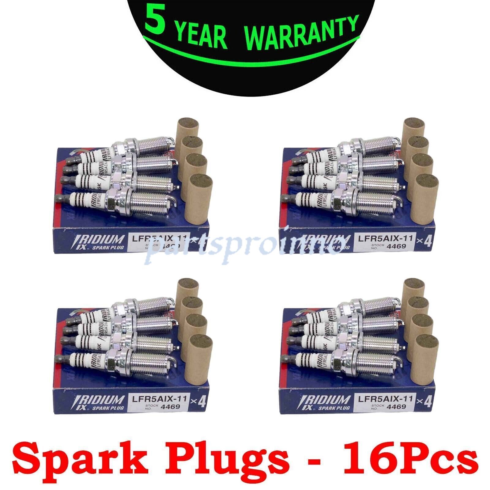 Set of 16 Iridium IX Spark Plugs 4469 For ngk 11-17 Ram 1500 5.7L V8 LFR5AIX-11