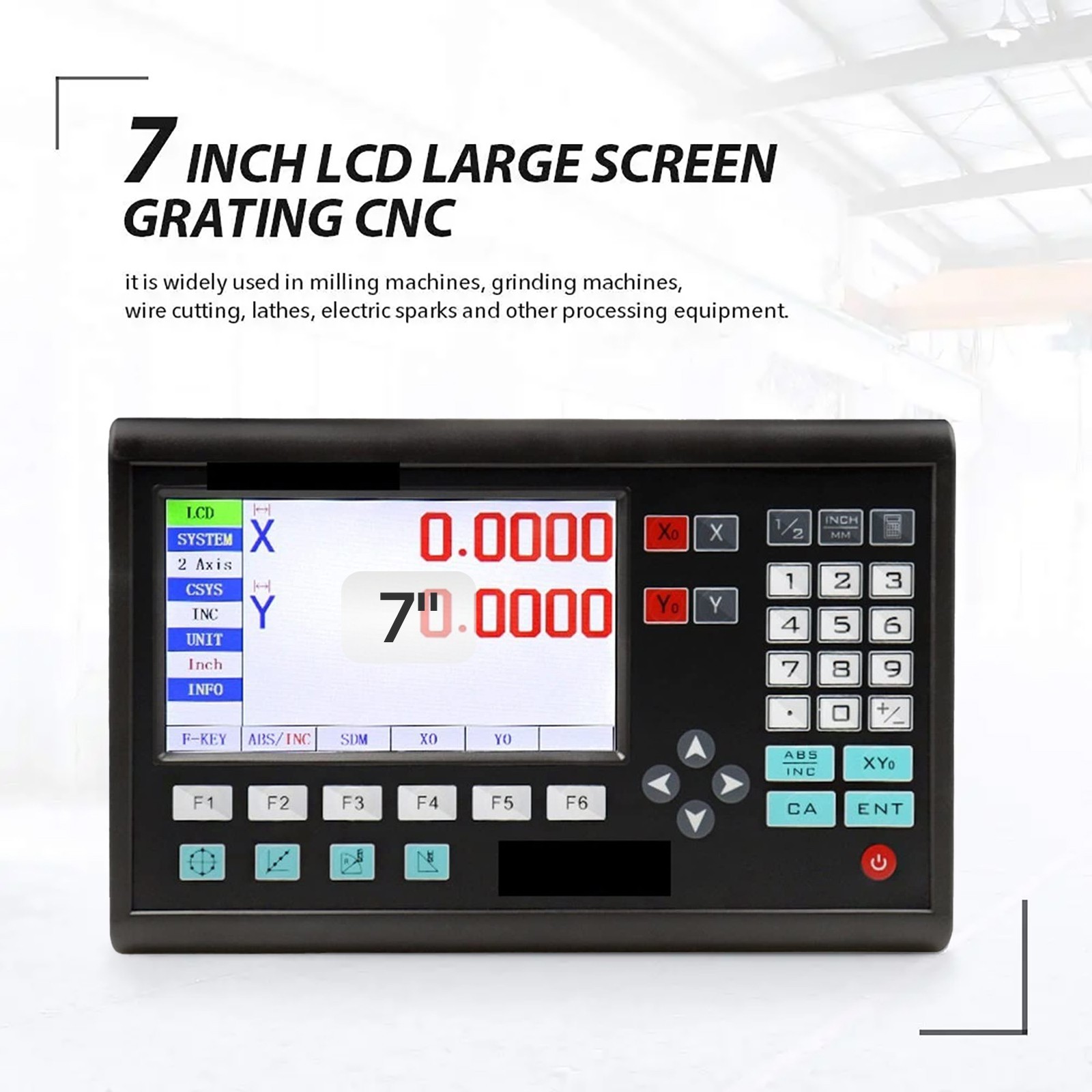 2/3 Axis Digital Readout Linear Scale DRO Display 5um for Bridgeport Mill Lathe