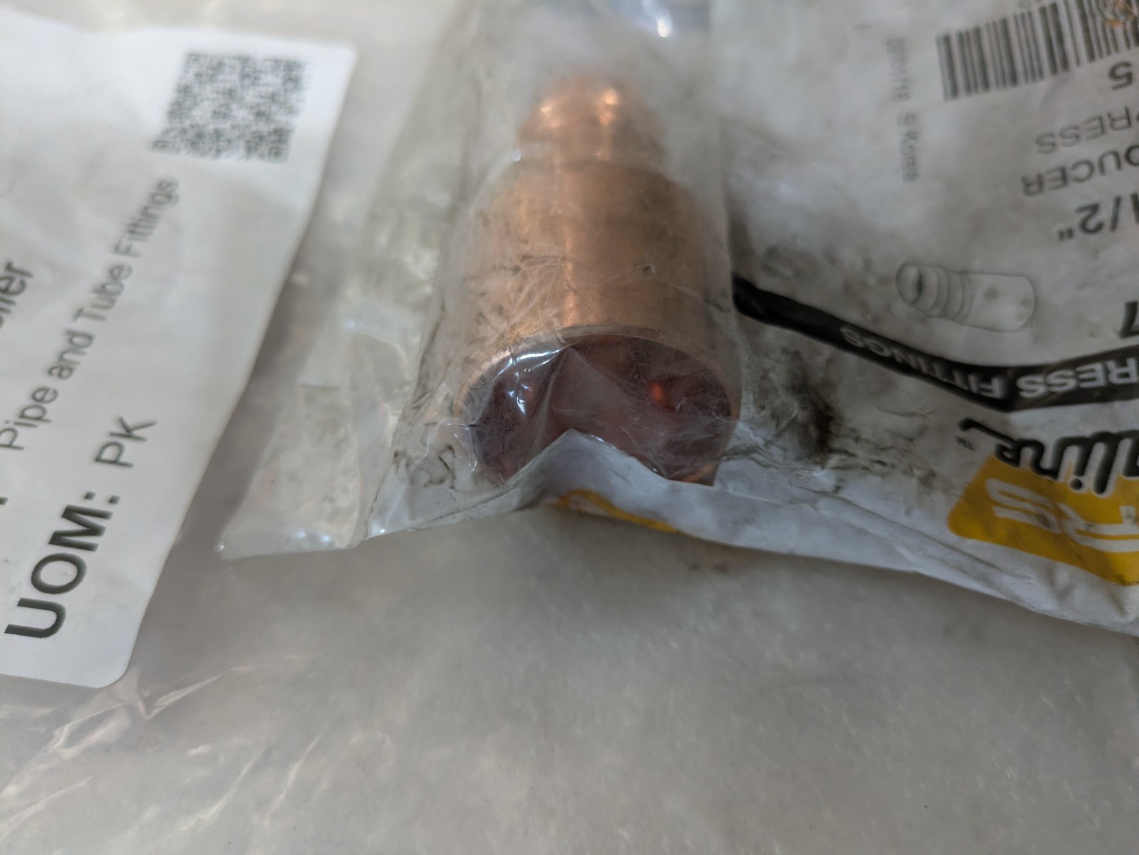 MUELLER PF01347 COPPER REDUCER X P, 1-1/4 x 1/2 (1 BAG OF 5)