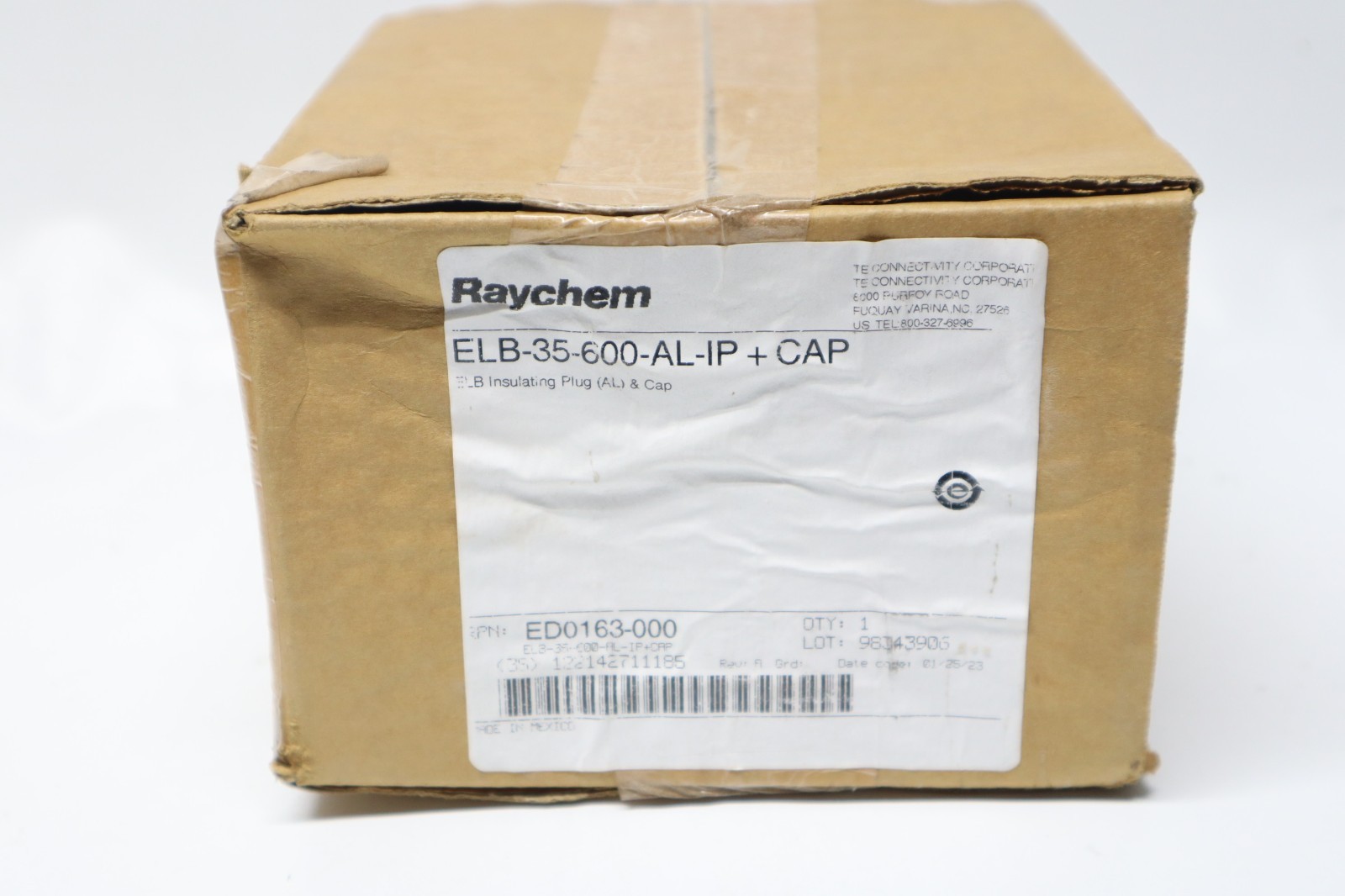 Raychem ELB-35-600-AL-IP+CAP T-Body Elbow Connector ELB Insulating Plug AL & Cap