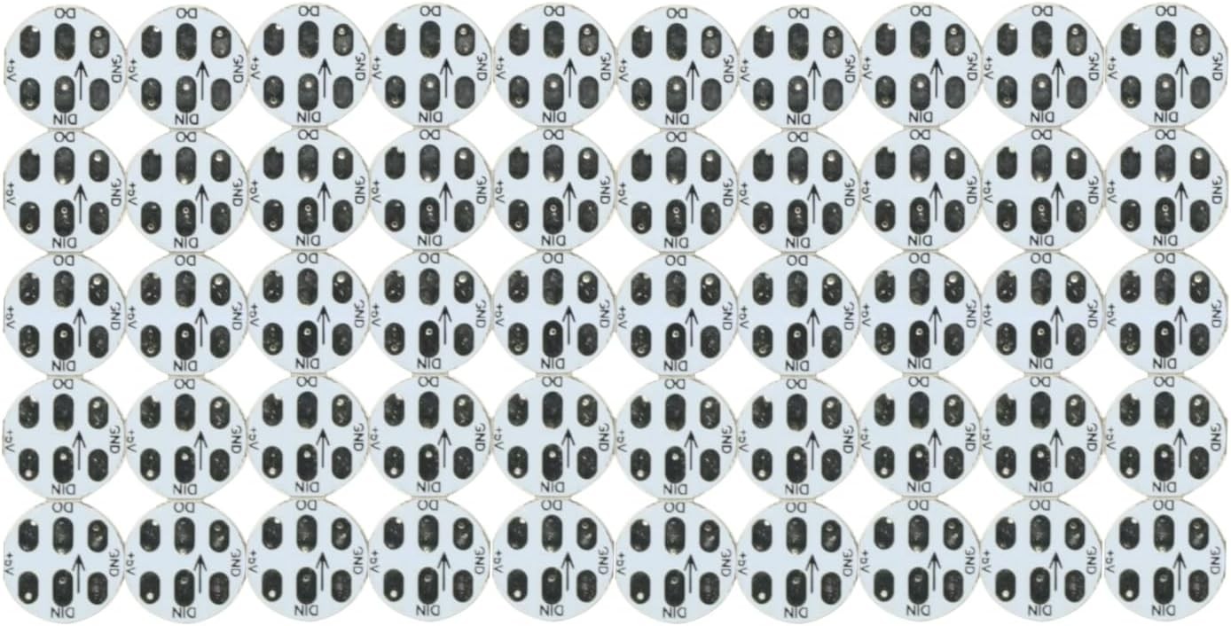 50PCS Mini PCB Board WS2812B WS2811 IC 10mmx3mm 5V SMD 5050 RGB LED Module…