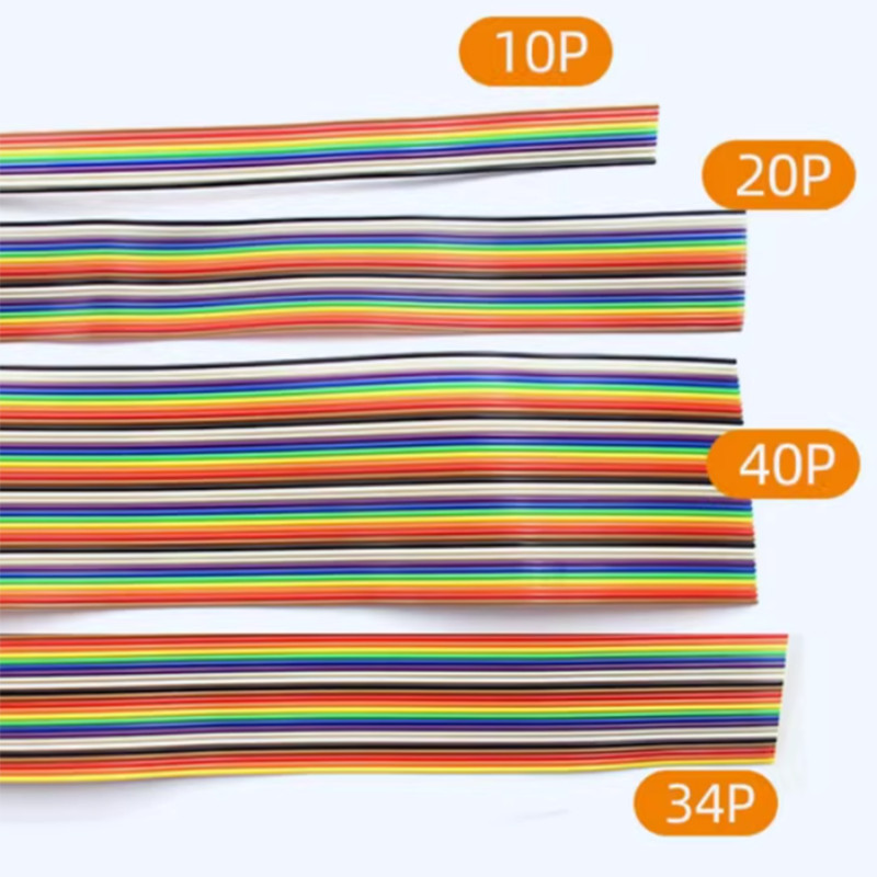 10P – 40P Coloured Endless Jump Wire 1.27mm Pitch Jumper Breadboard Lead Cable