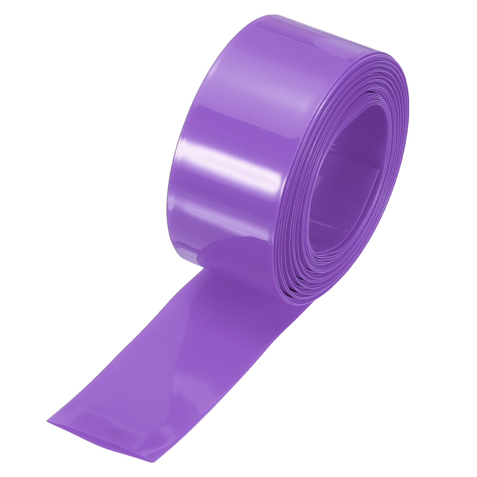Battery Wrap 30mm Flat 21ft PVC Heat Shrink Tube Wraps Purple