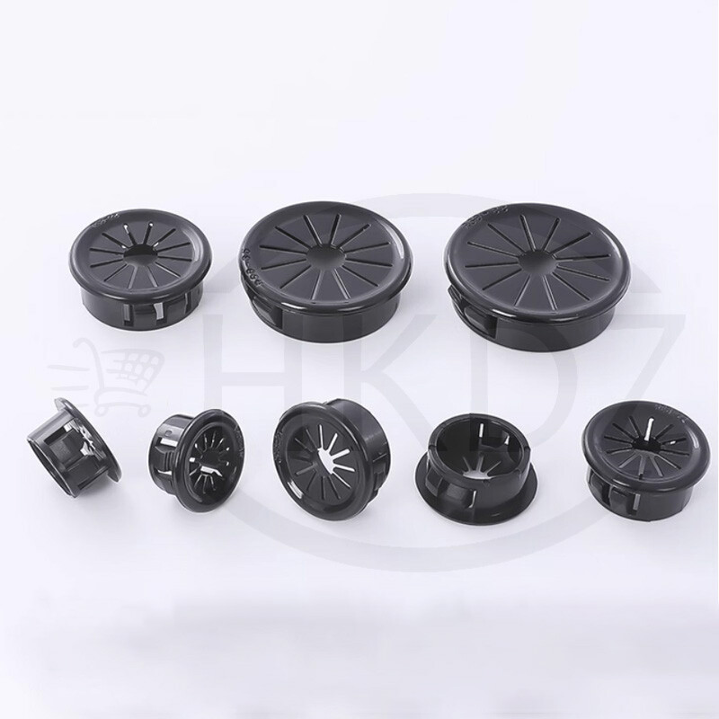 10mm -100mm PC Computer Desk Plastic Grommet Table Cable Tidy Wire Hole Cover