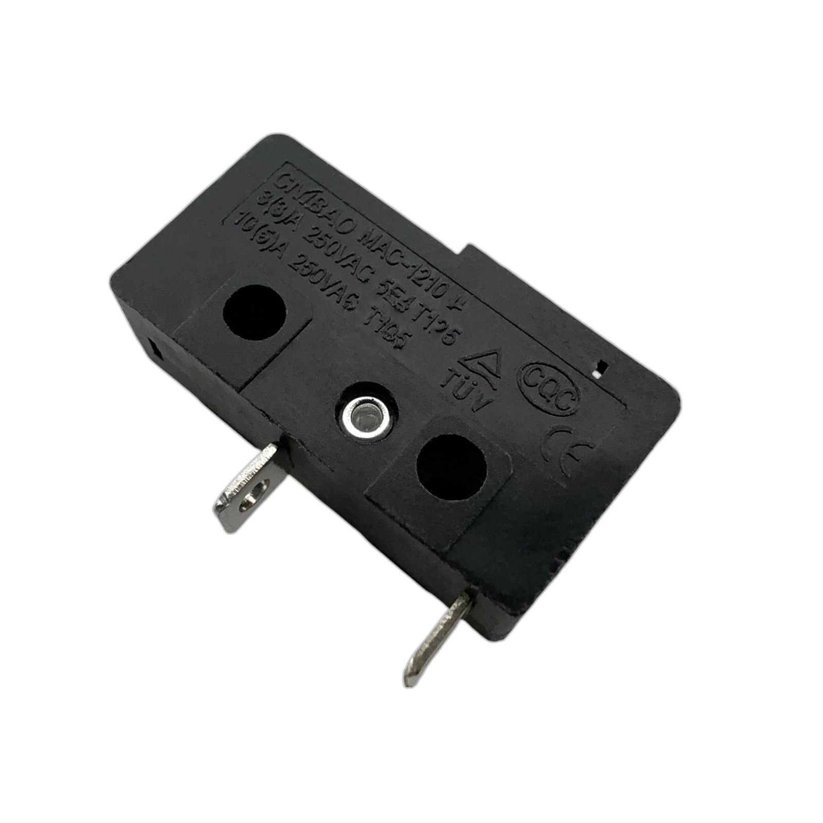 CNiBAO MAC-1210 Black Micro Switch 2-Pins Normally Open