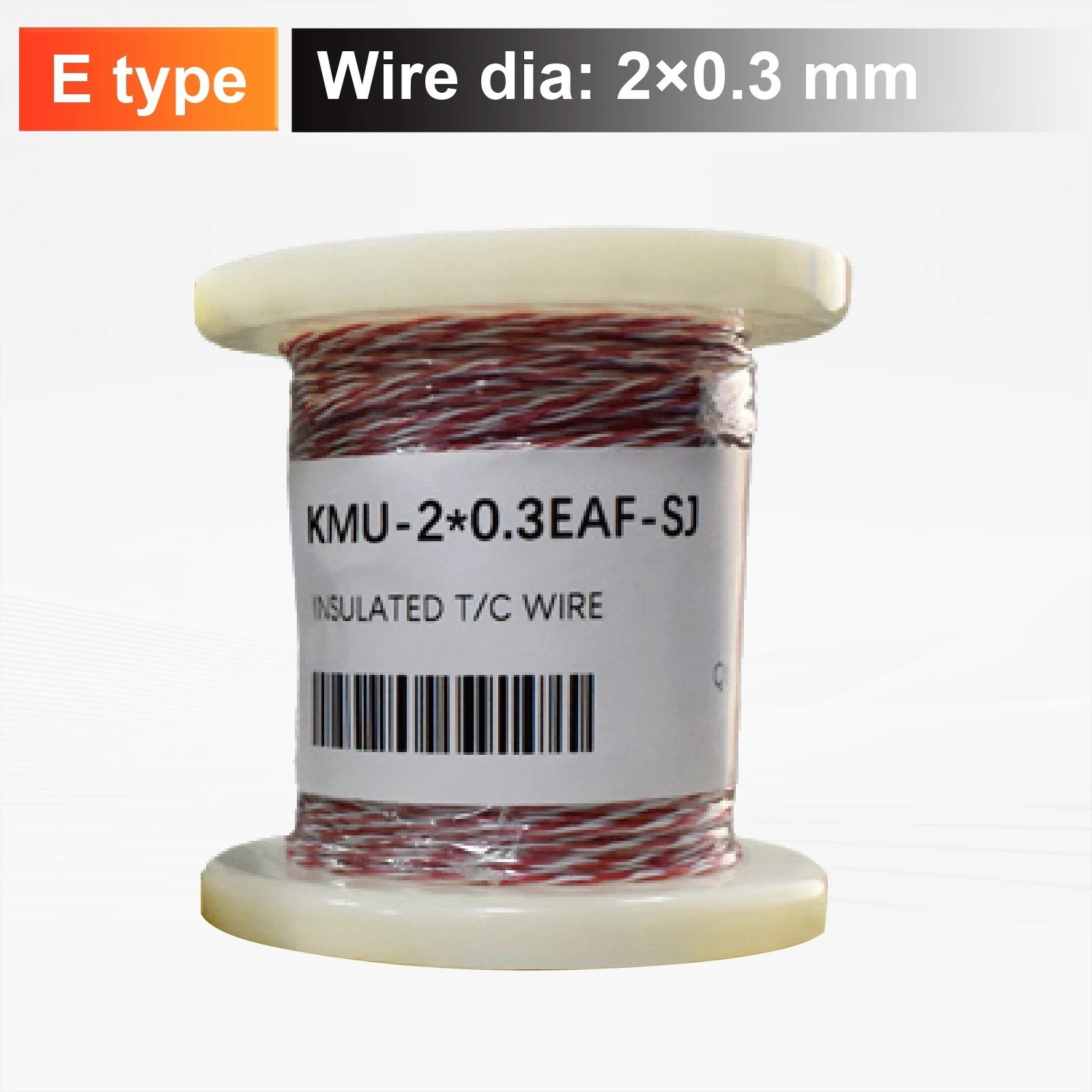 Thermocouple Wire K Type Twisted Pair Extension Cable Fiberglass 5-100M HighTemp