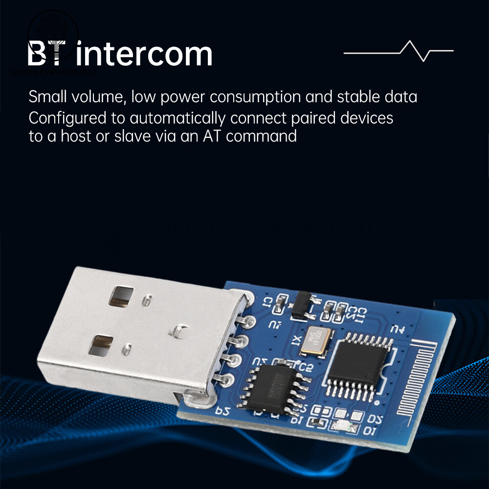 1-10Piece USB Bluetooth 5.2 Serial Module ECB02C BLE Serial Transmission Module