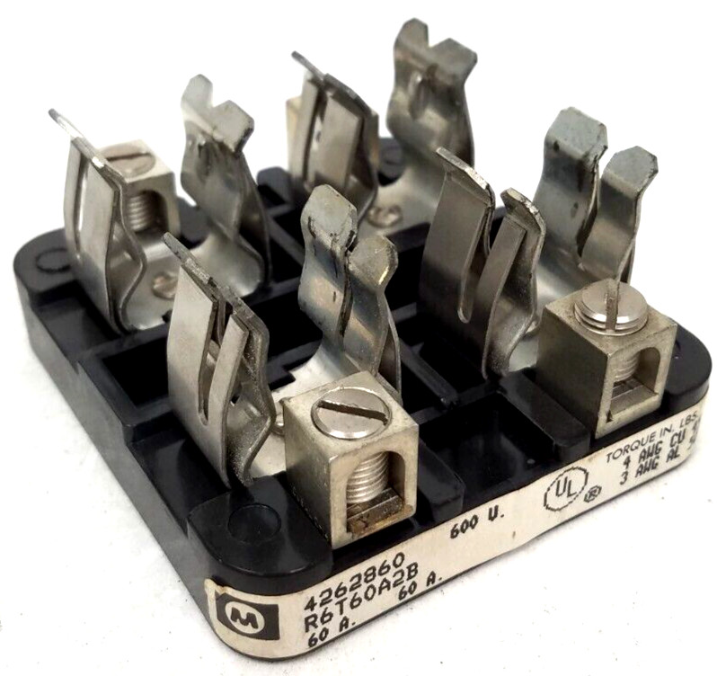 R6T60A2B Marathon 60 Amp 600 Volt Fuse Block – Next Day Option