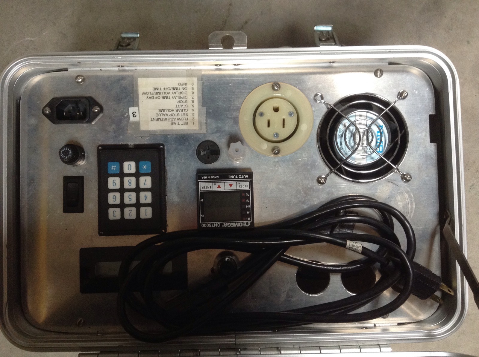 Omega Sampler Air With Omega Controller CN76000 & Fan NMB 3115FS-12T-B10