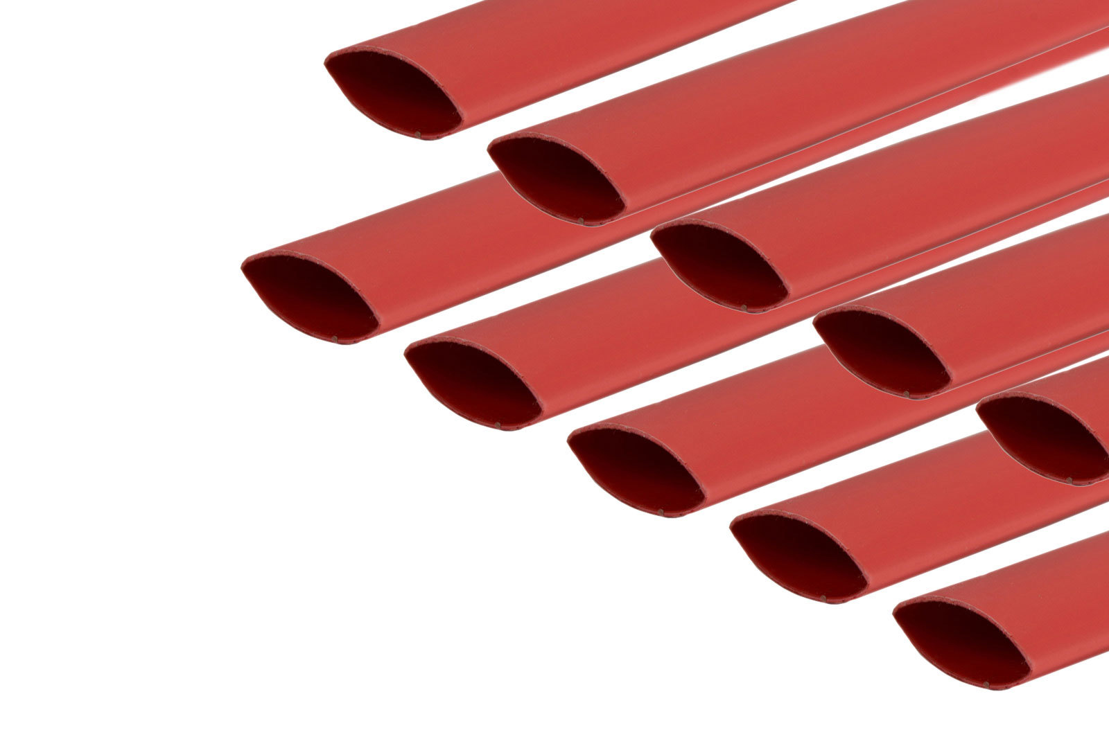 10 Lot TEMCo 1/2″ Marine Heat Shrink Tube 3:1 Adhesive Glue Lined 12″ long RED