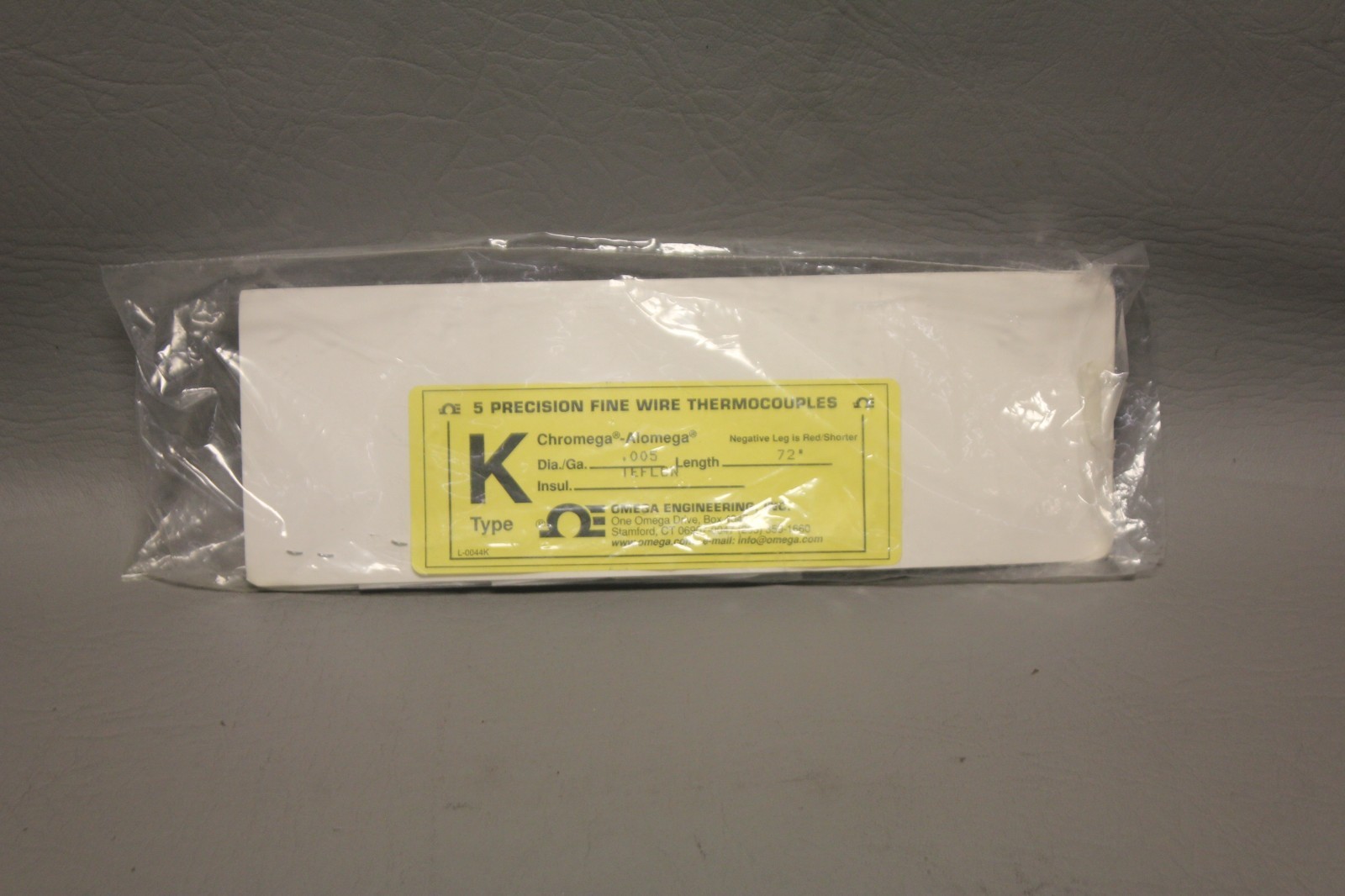 NEW 3X OMEGA ENGINEERING FINE WIRE THERMOCOUPLES TYPE K .005 TEFLON