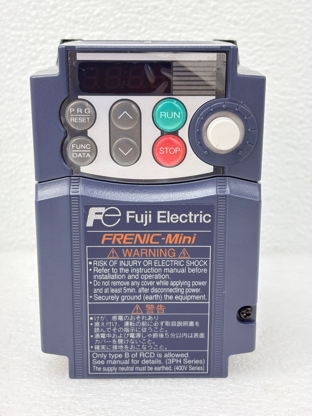 PRE OWNED | Fuji Electric FRN0.4C2S-7J FRENIC-Mini VFD AC Drive Inverter – Blue