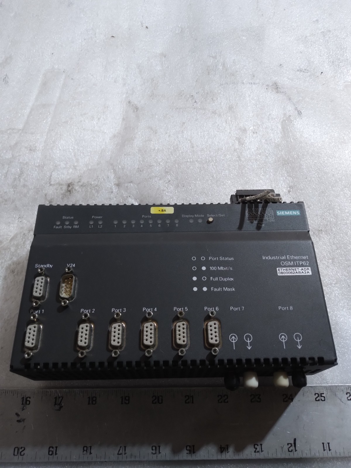 SIEMENS SIEMENS 6GK1105-2AA00 SIMATIC NET OSMITP62 INDUSTRIAL ETHERNET MODULE