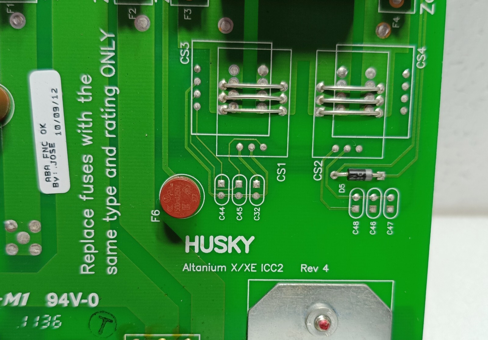 Husky Altanium X/XE ICC2-XL-16 Rev. 4 | P/N 4875595 Rev. 0