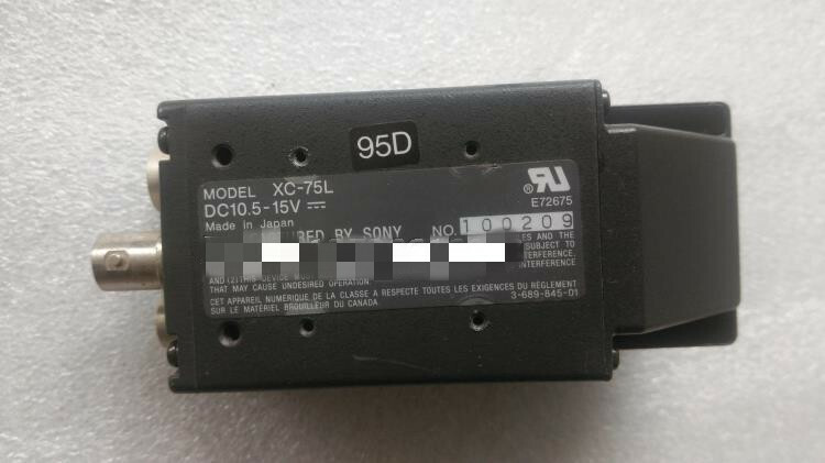 1PC SONY XC-75L monochrome CCD industrial camera